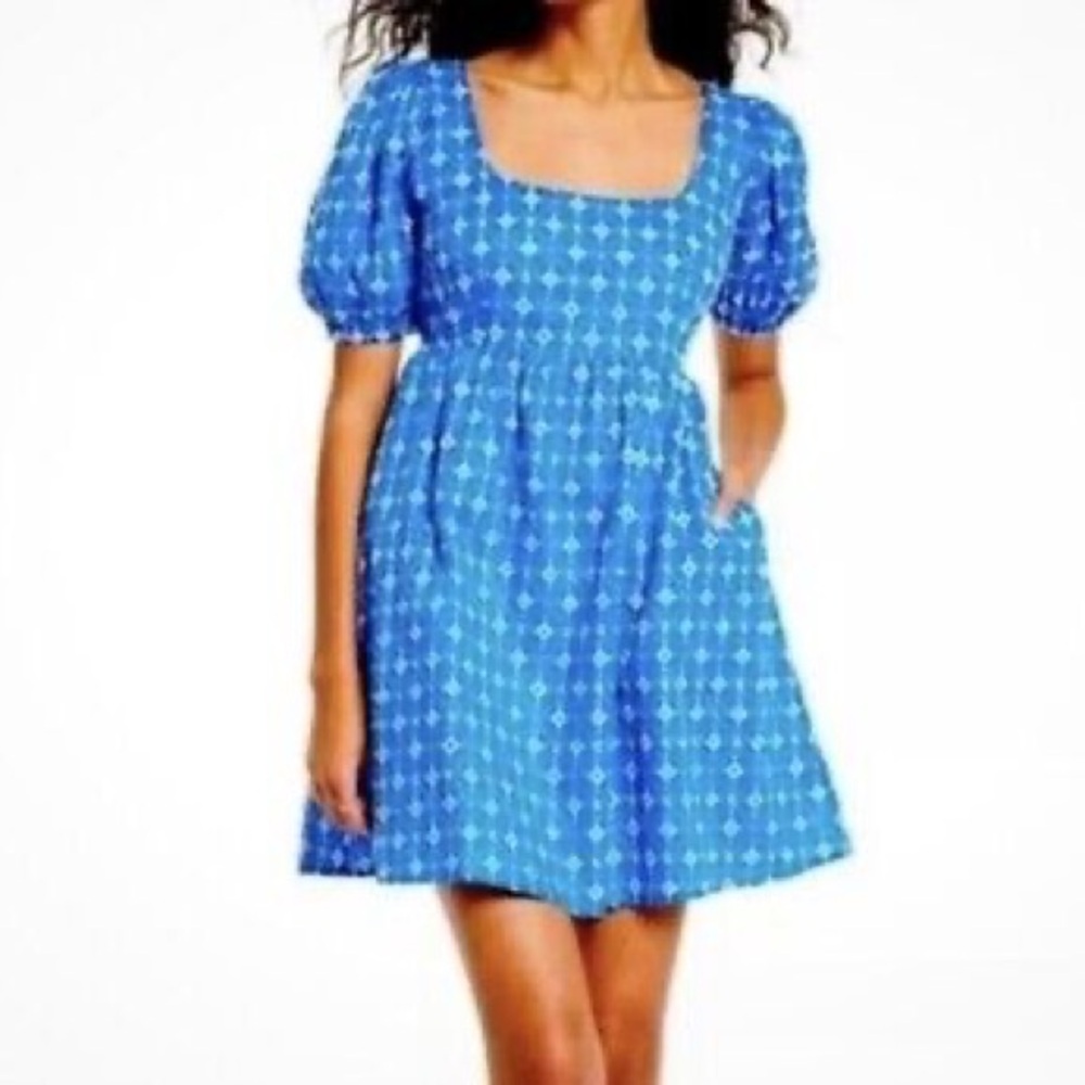 Rhode-for-Target Embroidered Babydoll Mini Dress